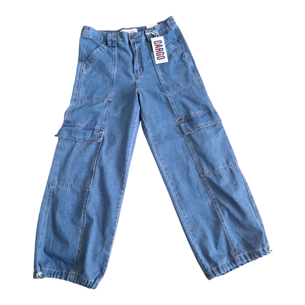 GOGO Women's High Rise Blue Jeans
